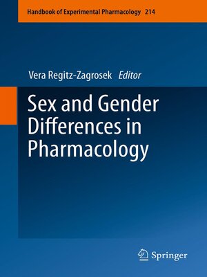cover image of Sex and Gender Differences in Pharmacology